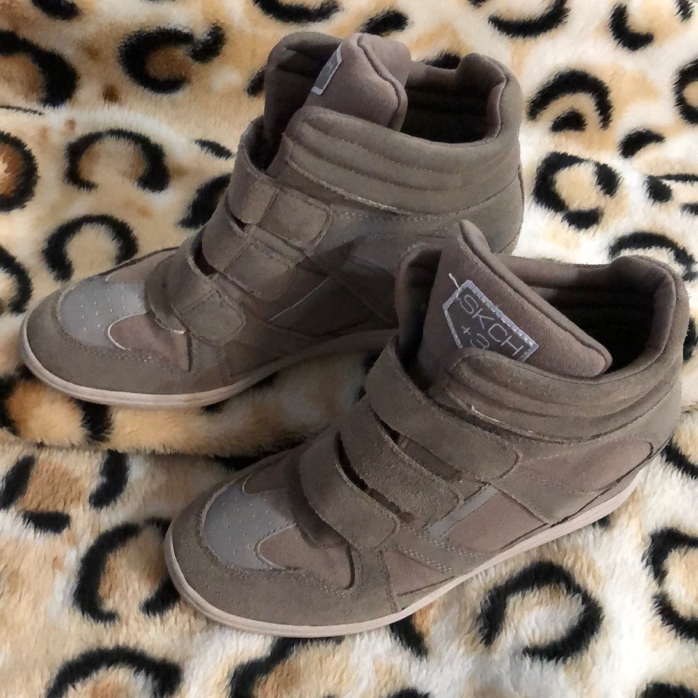 Hightop Wedge Fashion Sneakers